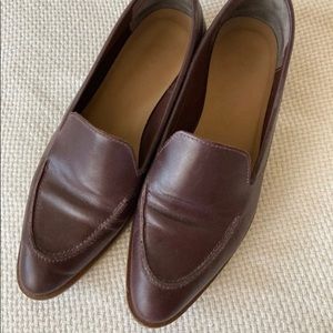 Everlane Burgundy Leater loafer sz7